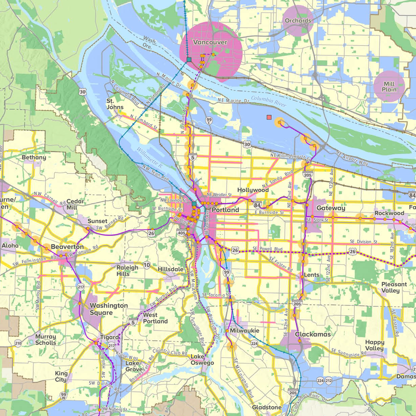 2040 Growth Concept  Metro