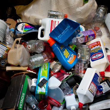 photo of plastics to recycle