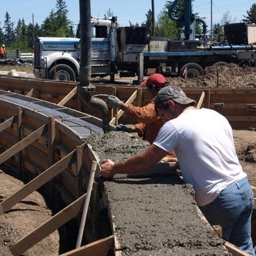 photo of construction in progress