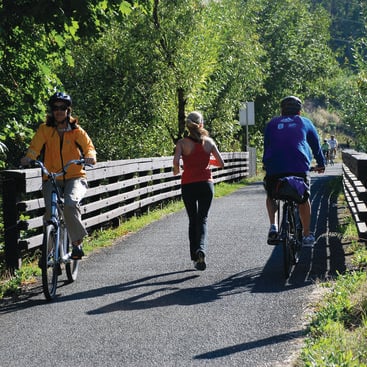 photo of trail users