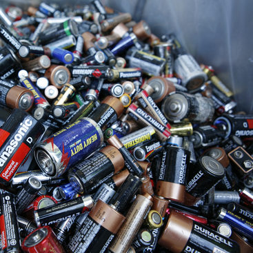 photo of a pile of batteries