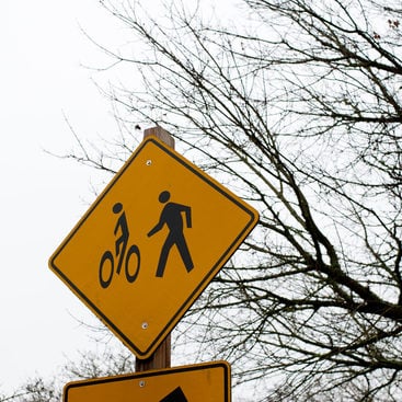 photo of bike crossing