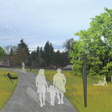 concept drawing for the Troutdale to Springwater Trail