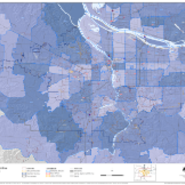 Zip codes map: Regional