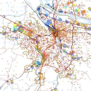 map of economic landscape