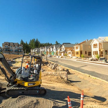 construction at Villebois in Wilsonville