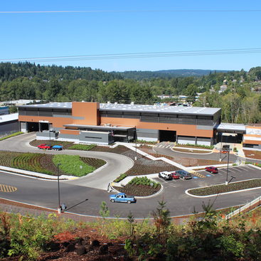 Factoria recycling and transfer station in King County