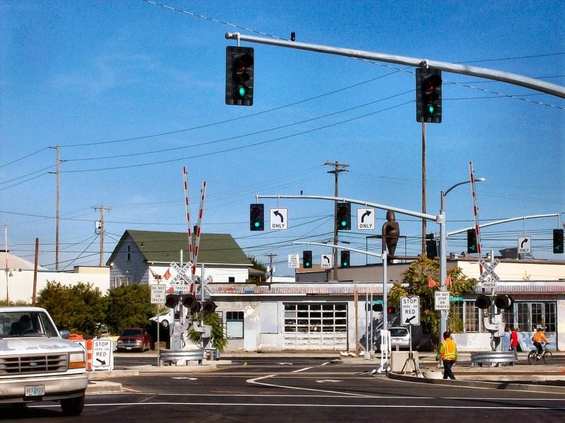 Green lights in Portland