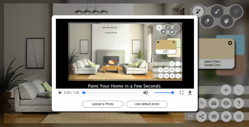 Virtual store room painter
