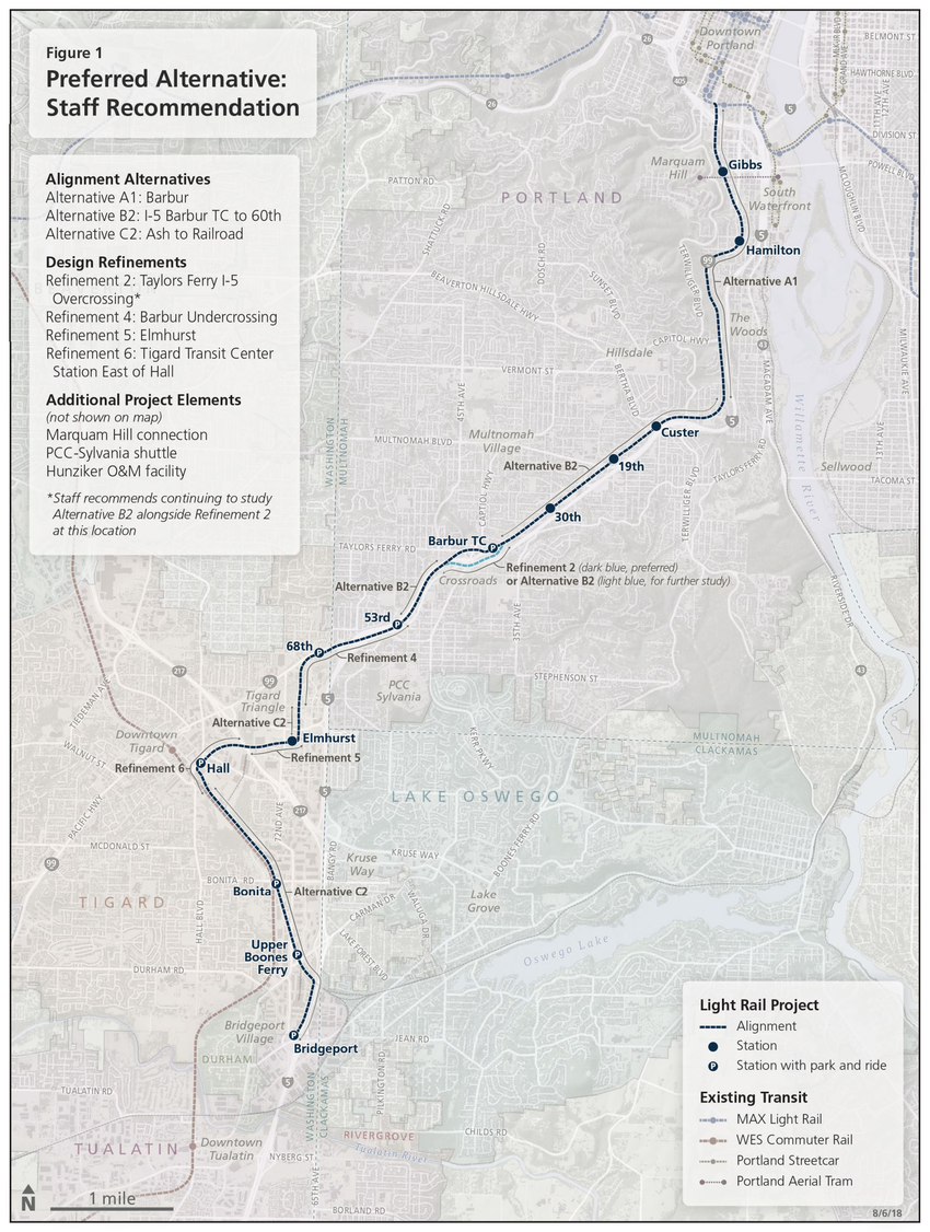 light rail route light rail route