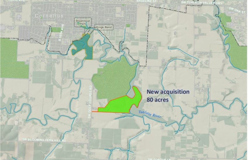 map of acquired land