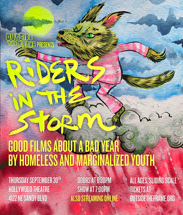 poster for Outside the Frame's gala on Thursday, September 30th