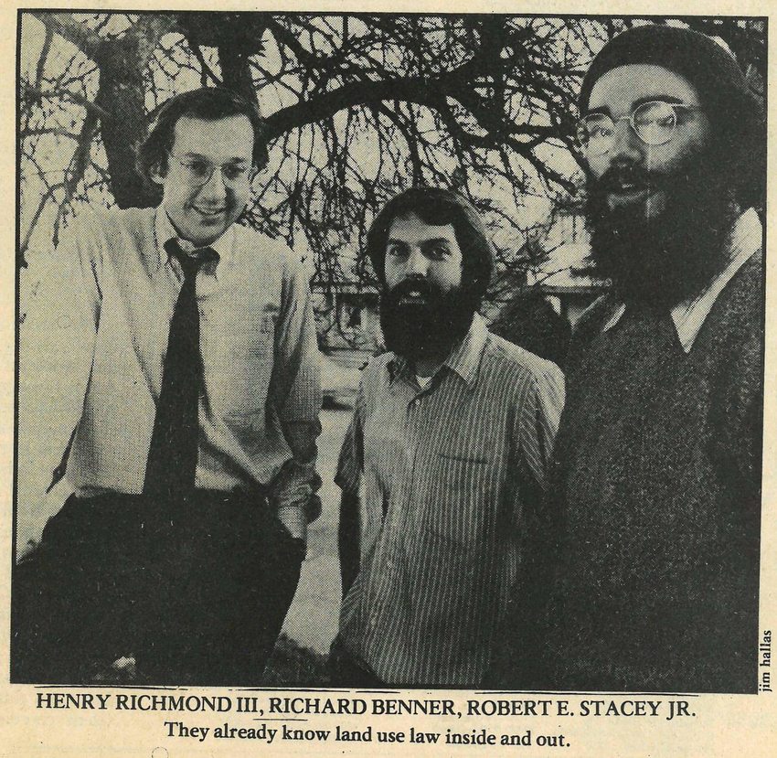 Henry Richmond, Dick Benner and Bob Stacey in the 1970s