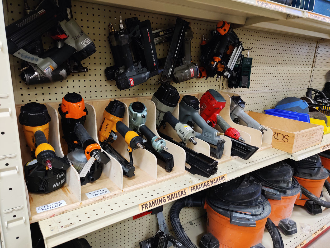 An image of a tool library