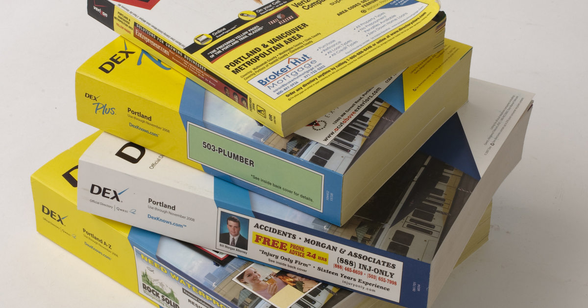 Opt out of phone books Metro
