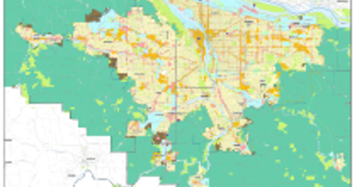Clackamas County Zoning Map Generalized Zoning Classifications Maps | Metro