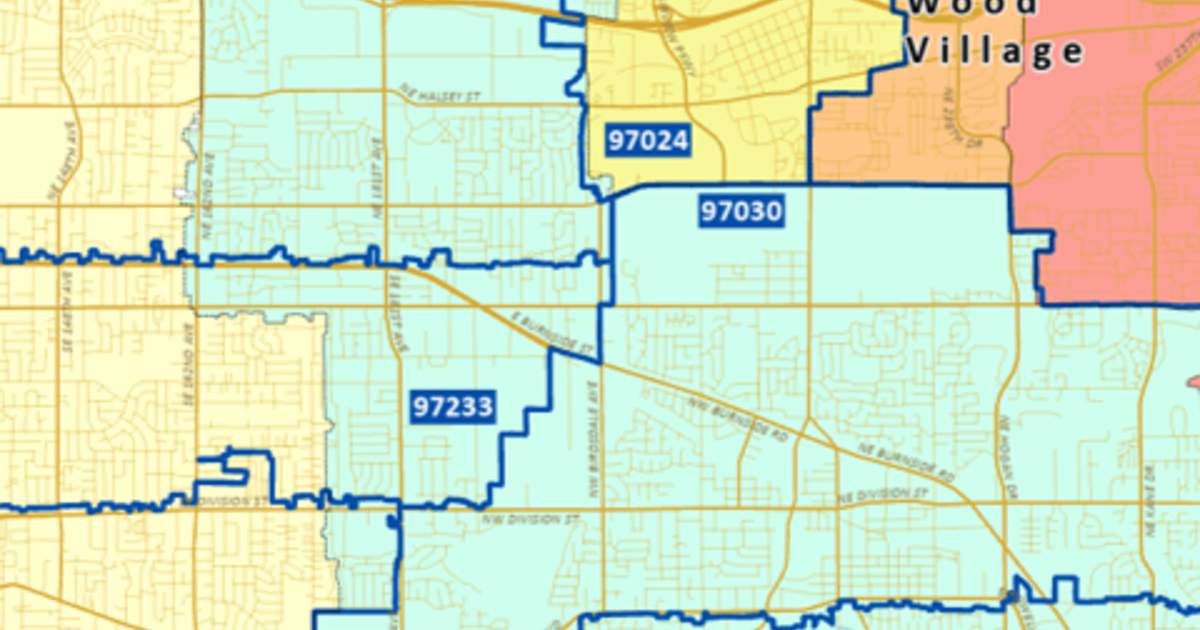 Zip Codes Map Metro