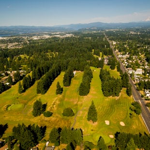 aerial photo of Glendoveer Golf Course