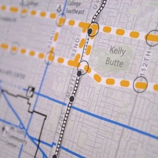 Powell-Division potential routes closeup