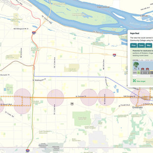 screenshot of Powell-Division comment map