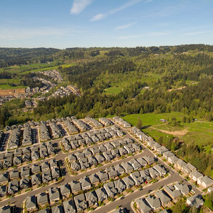 Aerial view of UGB near Bethany