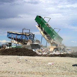 photo of a landfill