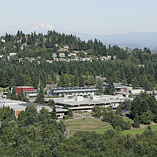 Aerial shot of PCC Sylvania