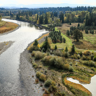 aerial photo of River Island