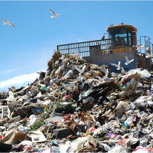 photo of a landfill
