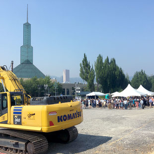 Oregon Convention Center hotel groundbreaking