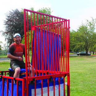 photo of Masaaki Muroi at Blue Lake Regional Park dunk tank