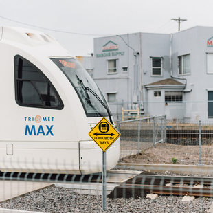 a TriMet MAX train