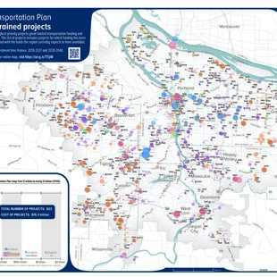 2018 RTP financially constrained project map