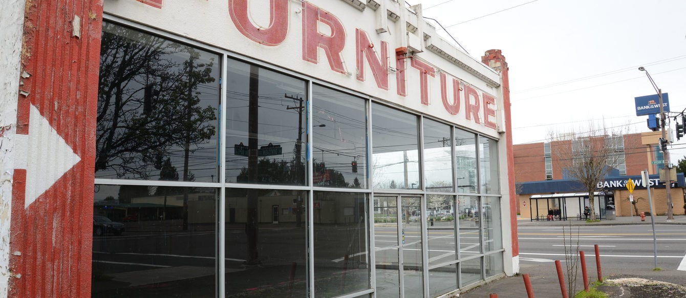 Furniture store at 82nd and Division