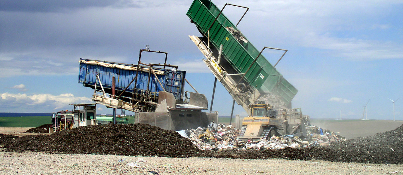 photo of a landfill