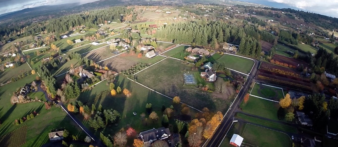 An aerial view of the Stafford area on November 15, 2015.