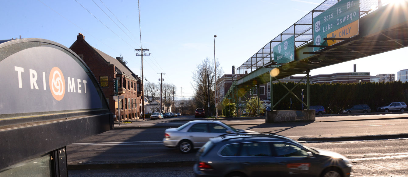 SW Naito Parkway could one day have light rail