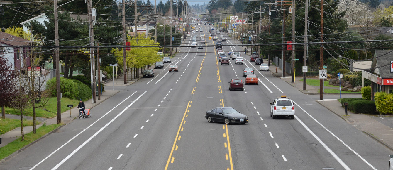 Southeast Division Street in the Midway district