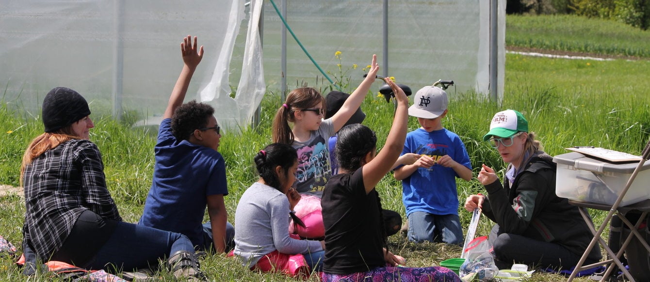  A hands-on science learning opportunity for third graders on Sauvie Island.