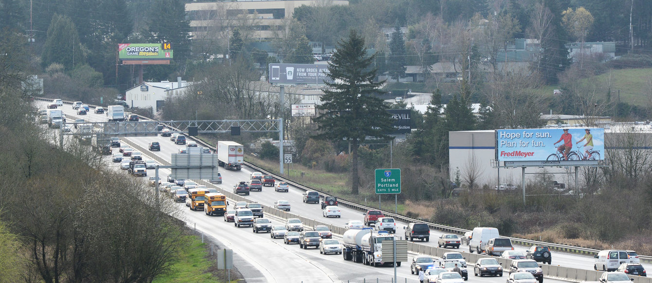 photo of traffic on I-5