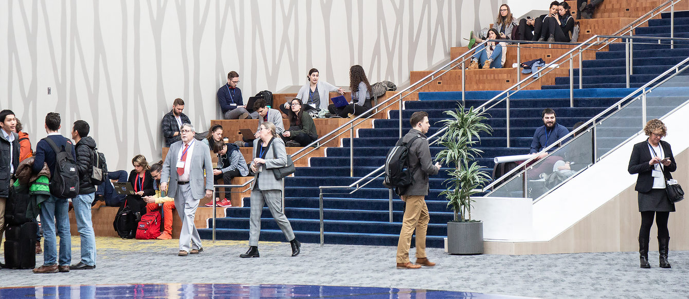 New seating areas at the Oregon Convention Center