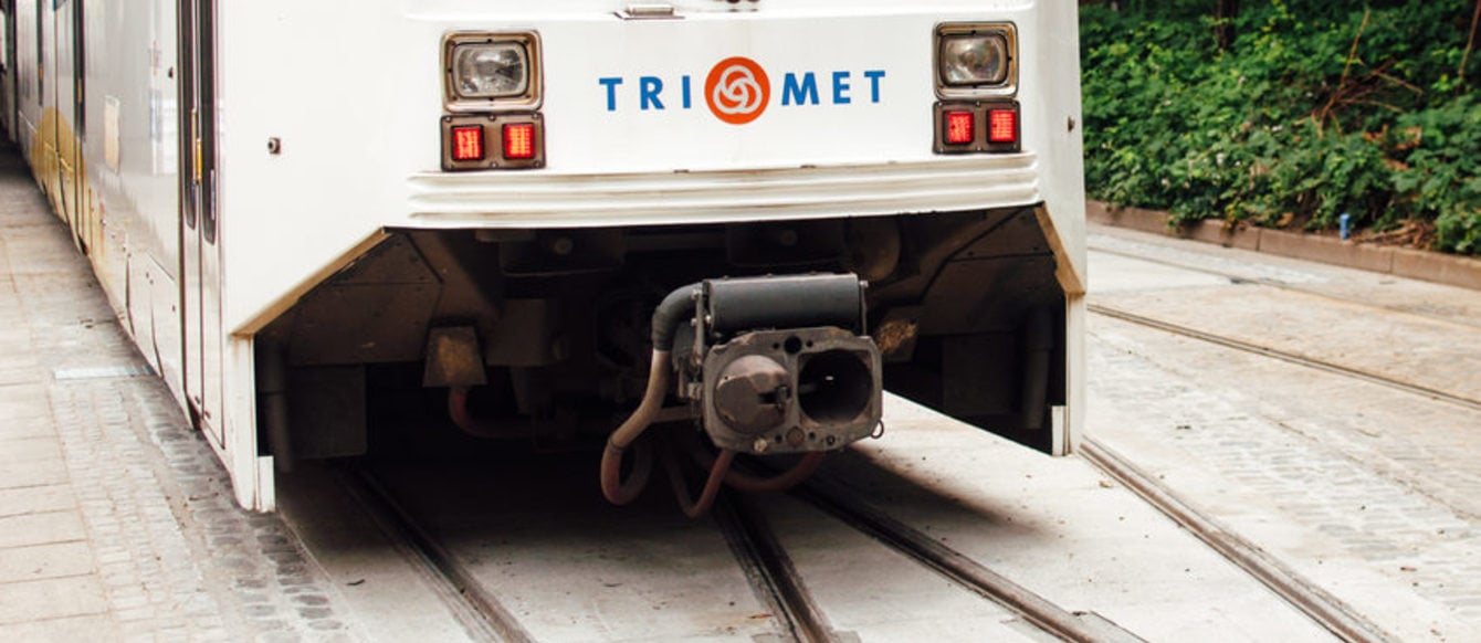 un tren del MAX de TriMet