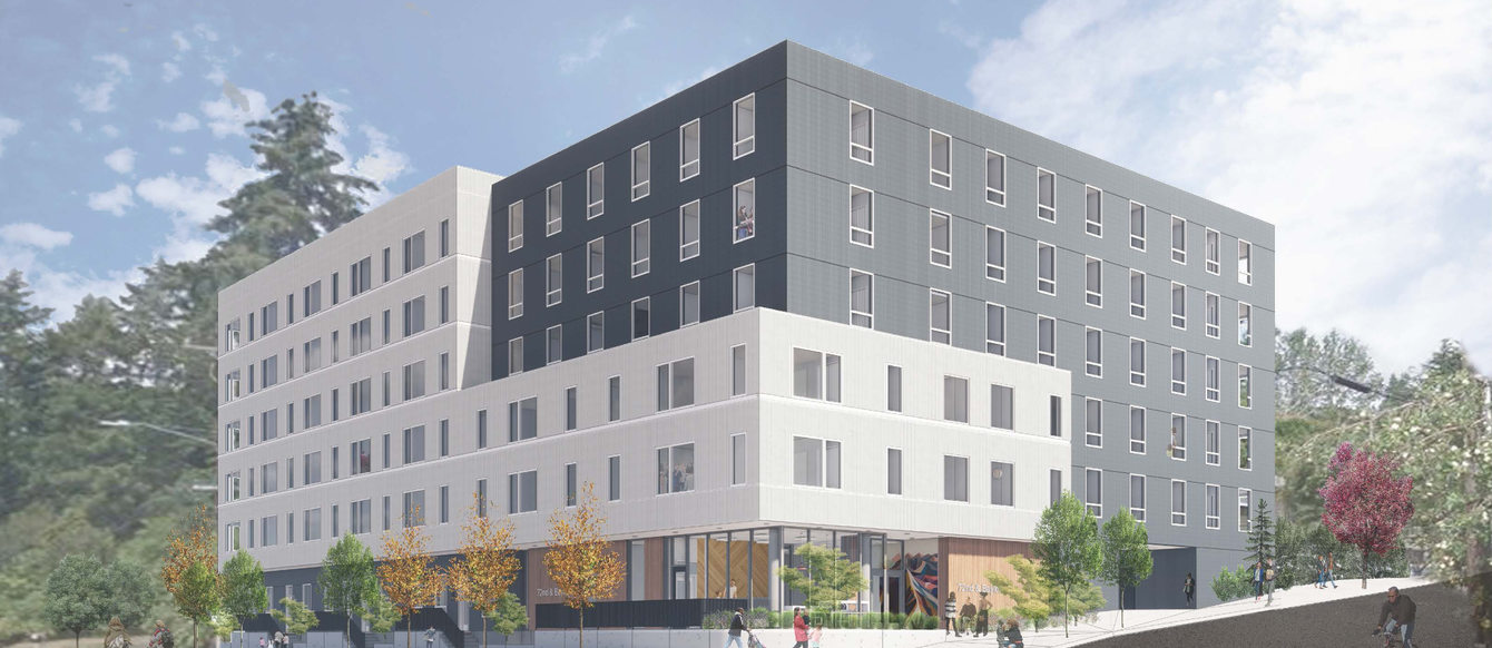 rendering of 72nd & Baylor apartments