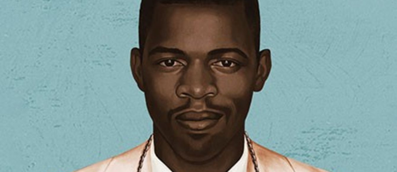 publicity image of Congressman John Lewis wearing a sign around his neck reading "John Lewis: Good Trouble" for the film of the same name