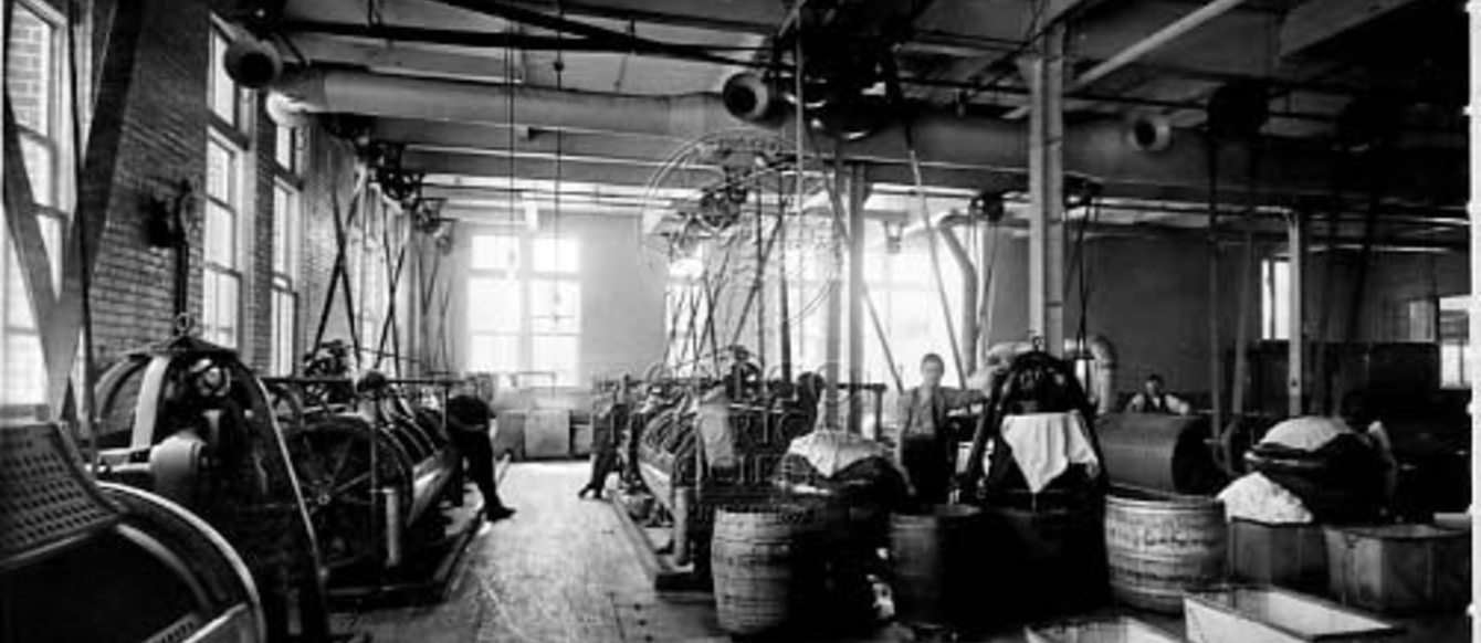 A laundry at the turn of the 20th century.