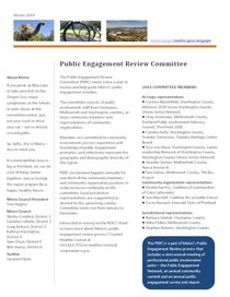 Public Engagement Review Committee factsheet