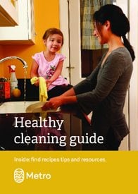 Healthy cleaning guide booklet