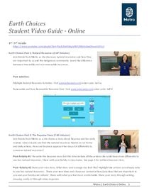 Earth Choices Student Guide