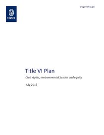 Title VI Plan, 2017