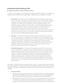 Construction Career Pathways Plan guidance document